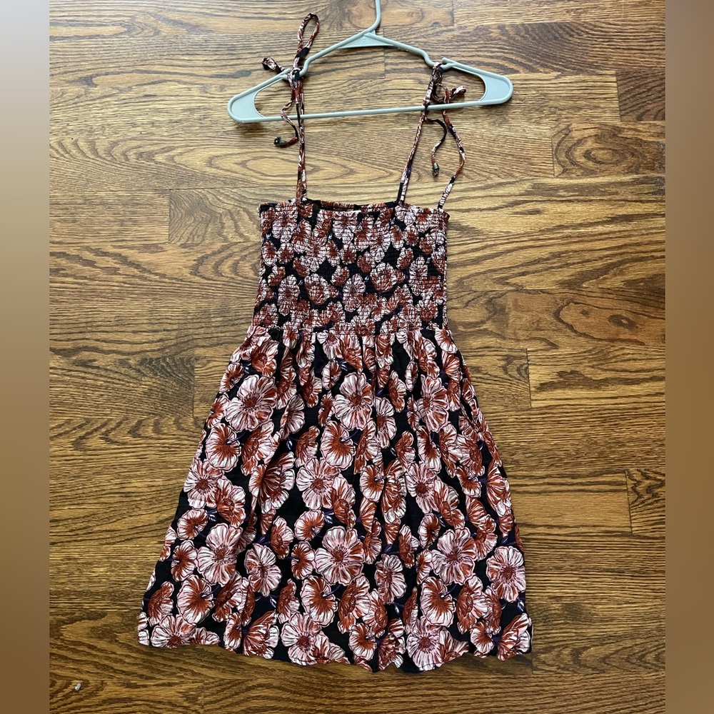 Forever 21 Floral Mini Strap with Tie Straps